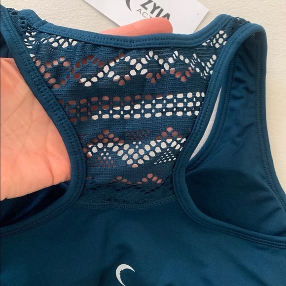 Classic Navy Bomber Bra, Small (32C-34A) - Picture 6 of 12